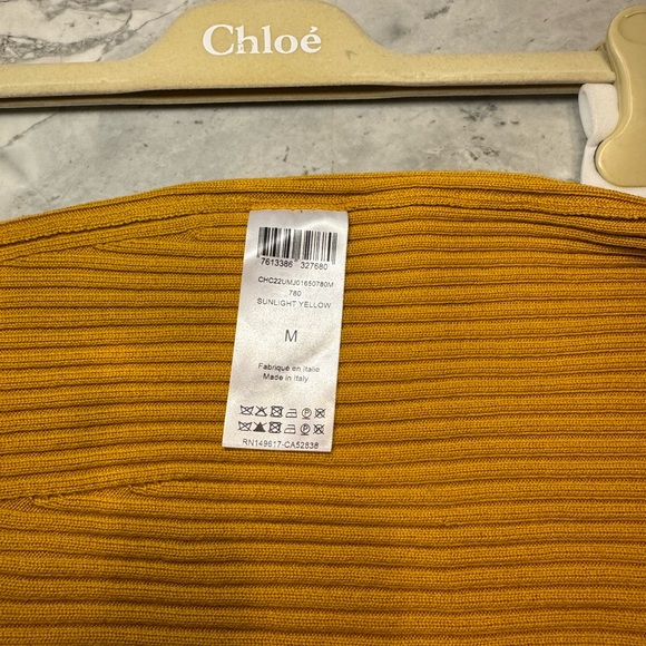 Chloe cashmere  Ribbed Knit Skirt - Picture 3 of 5